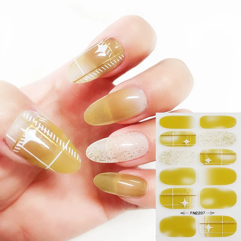 

Japanese Style Full Cover Nail Stickers Designer Nail Decals Fashion Nails Sticker Designer Self Adhesive Nail Art Sticker