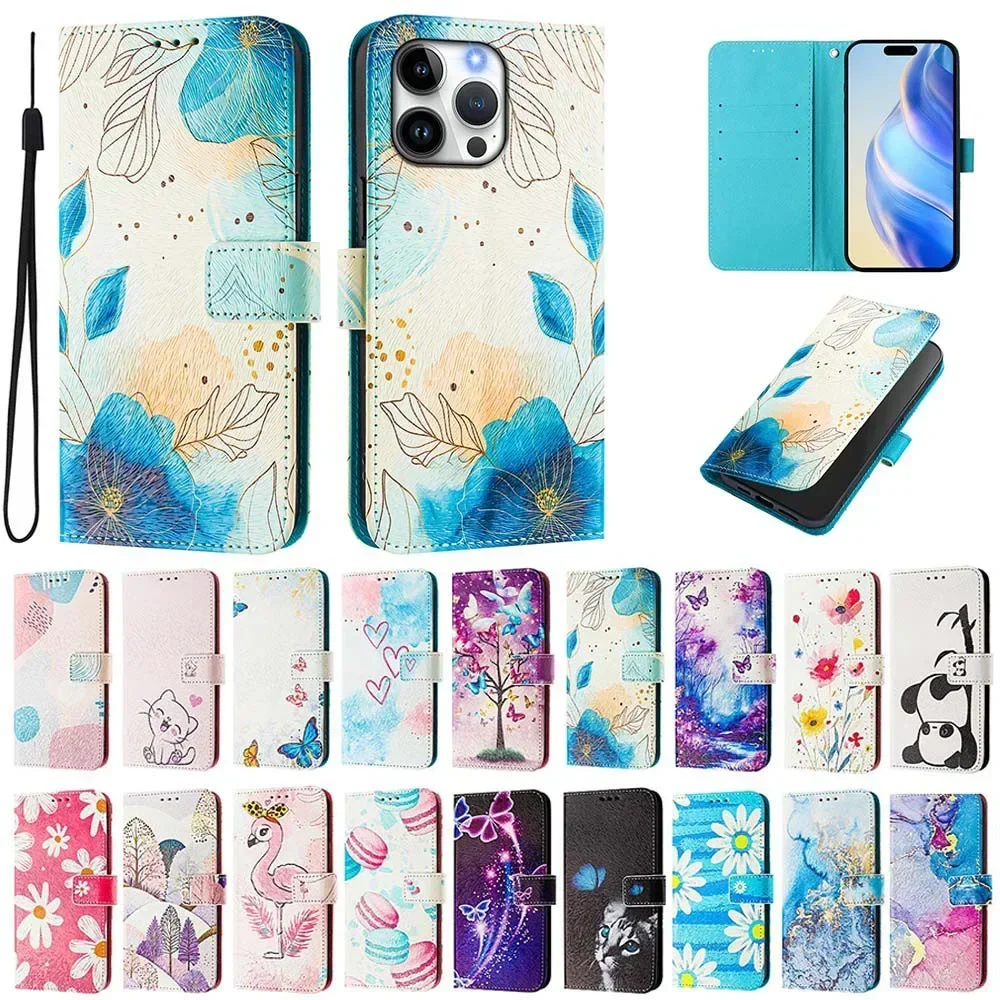 Leather Case For itel P40 P55 Plus A17 S17 S661W S18 S23 S24 RS4 S666LN Vision 5 3 Flip Wallet Card Slot Holder Phone Cover