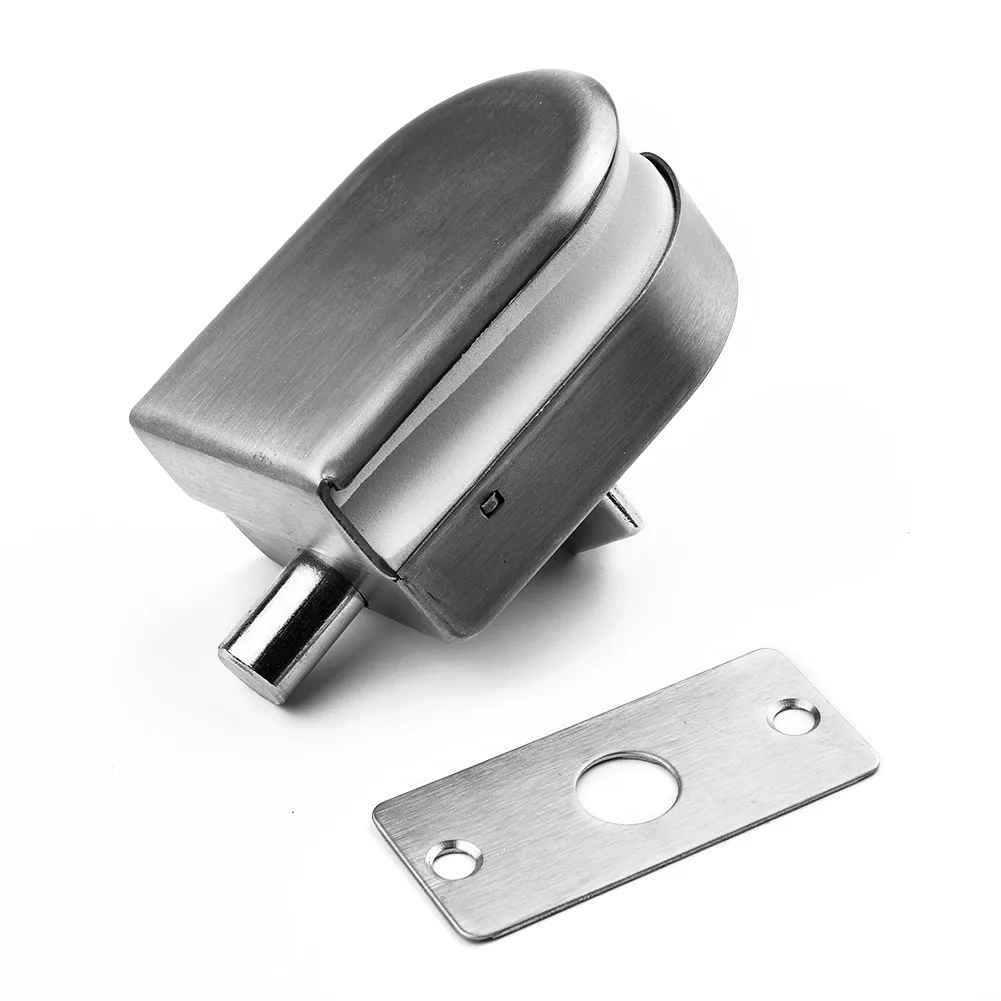 

Stainless Steel Glass Door Lock Floor Latch Lock Bolt Ground Lock Hardware Locks Wardrobe Catches For Bathroom