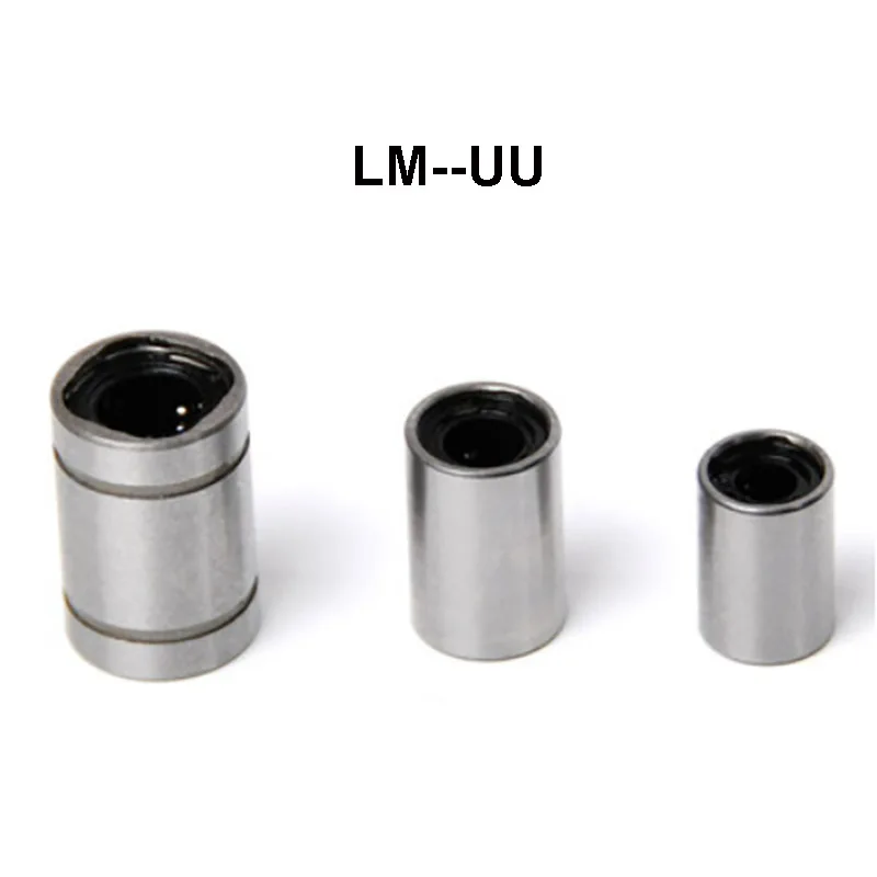 Дешевый LM8UU LM10UU LM16UU LM6UU LM12UU LM3UU LM20LUU линейный подшипник CNC линейная втулка для 3 мм
