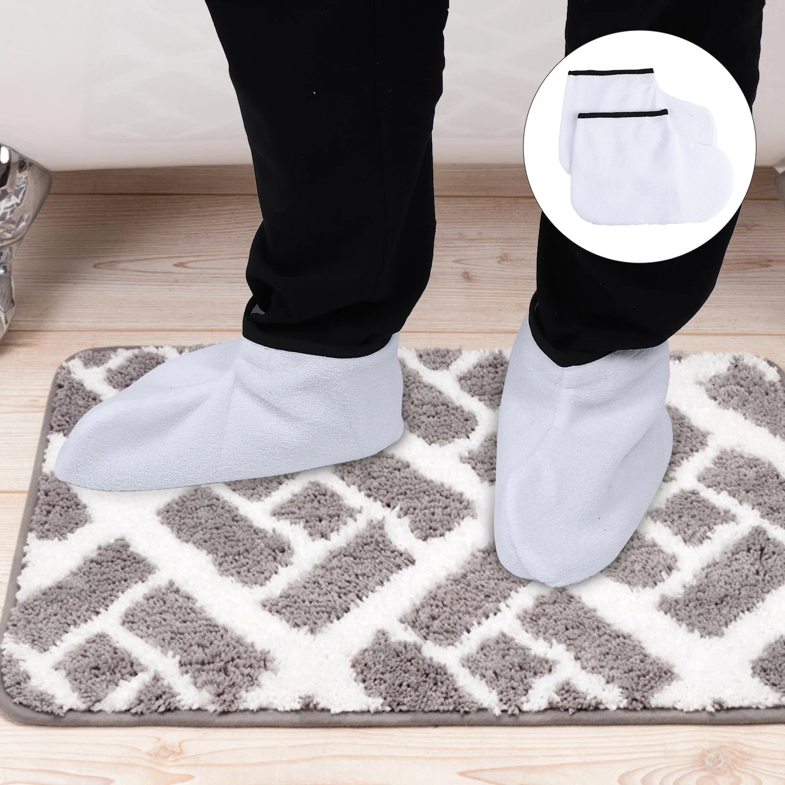 

Paraffin Wax Gloves Foot Booties Cover Liners Bath Hand Warmer Socks Sock Hands Mittens Heated Spa Hot Baths Mitt Mitts