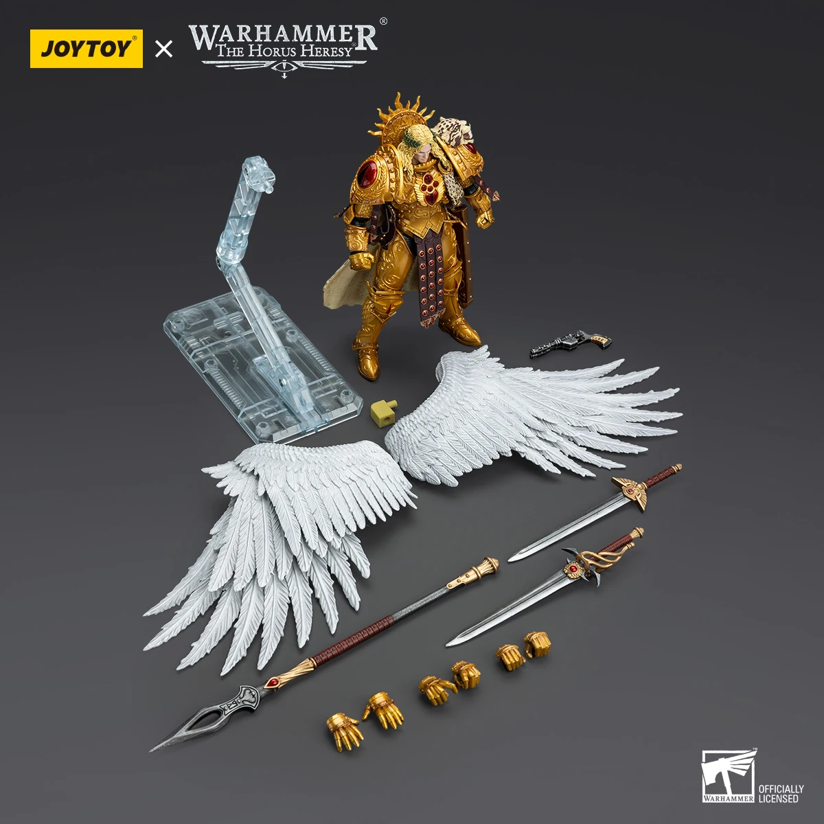 Фото Игрушка Joy, аниме-фигурка Warhammer 40K Blood Angels Sanguinius Primarch of the IXth Legion, экшн-фигурка, 18 см, декор, подарок на день рождения №5
