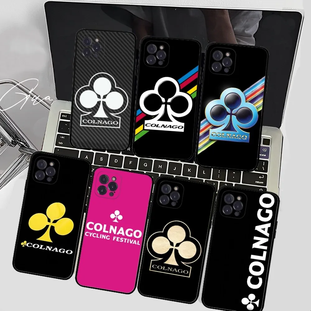 Чехол для телефона C-Colnago Bick мягкий силиконовый чехол iPhone 16 15 14 13 12 11 Pro Mini XS MAX Plus X