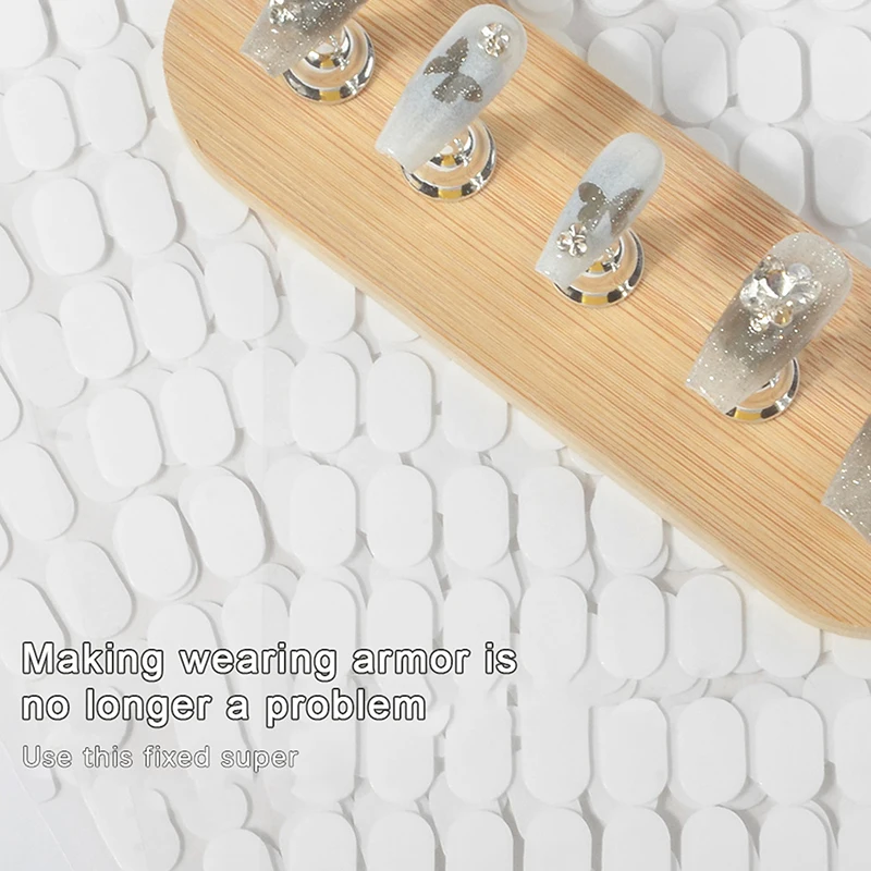 100 шт. двухсторонняя клейкая лента для маникюра прозрачная акриловая доска