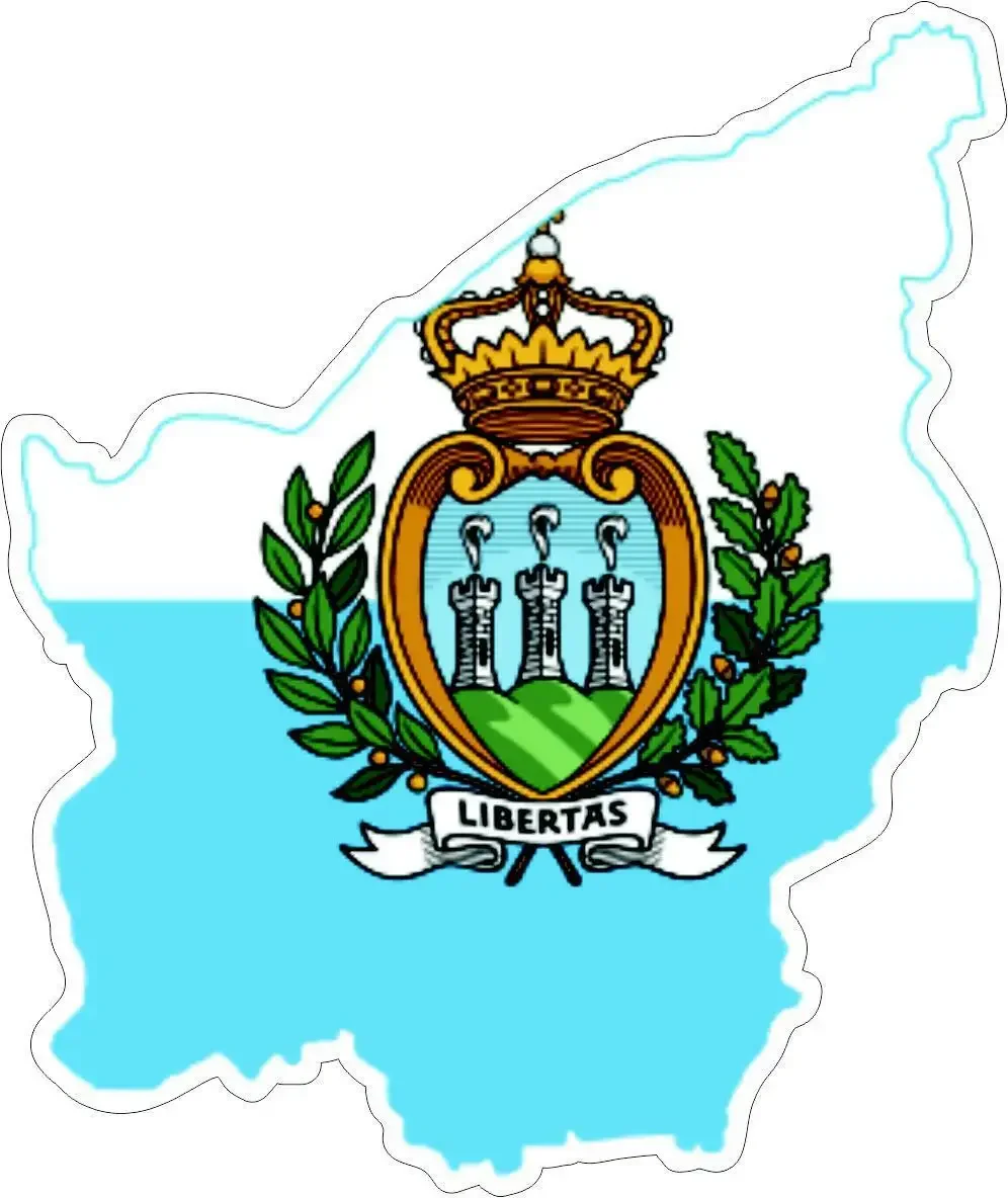 Наклейка для автомобиля карта флаг виниловая наклейка на внешнюю стену MacBook San