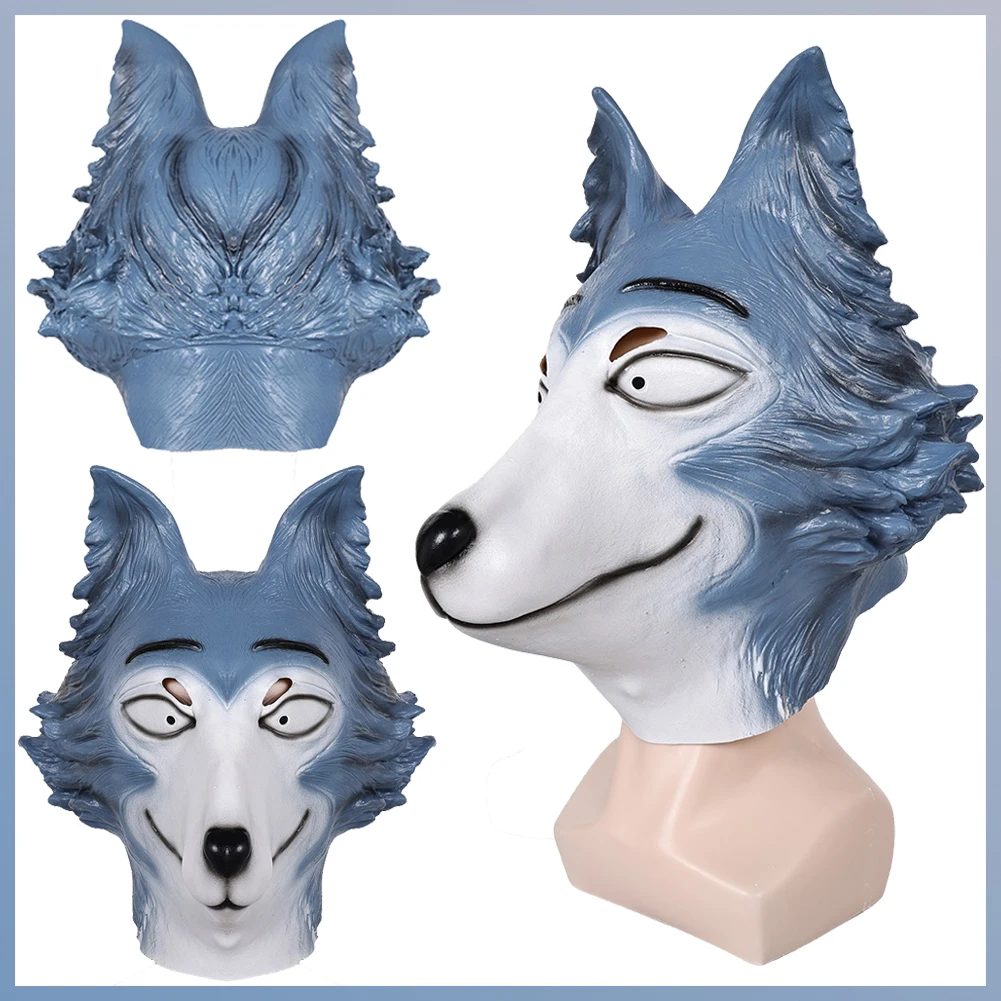 Аниме чудовище волк фантазия косплей костюм аксессуары Legoshi маска взрослые