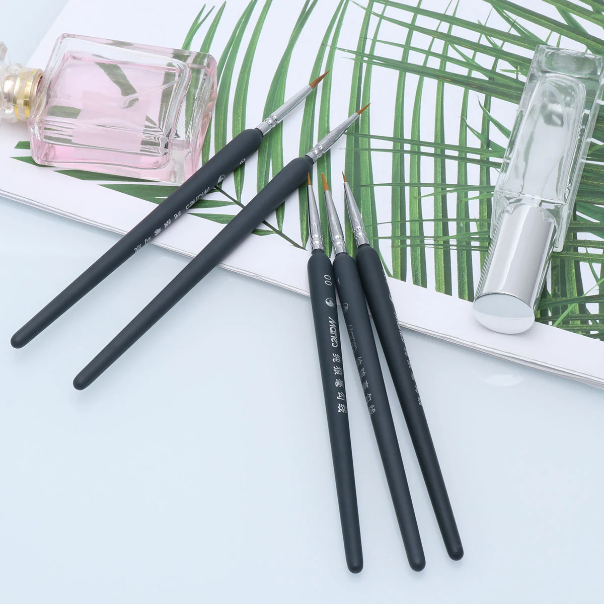 SUPVOX 5 шт. профессиональный набор кистей для рисования с тонким кончиком волка