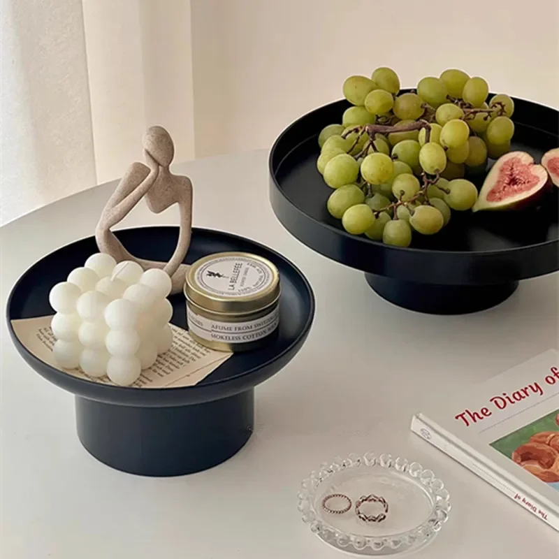 Nordic Style Acrylic Storage Tray Tea Food Fruit Dishe Drink Platter Jewelry Sundries Decorative Tray Desktop Home Modern  Decor