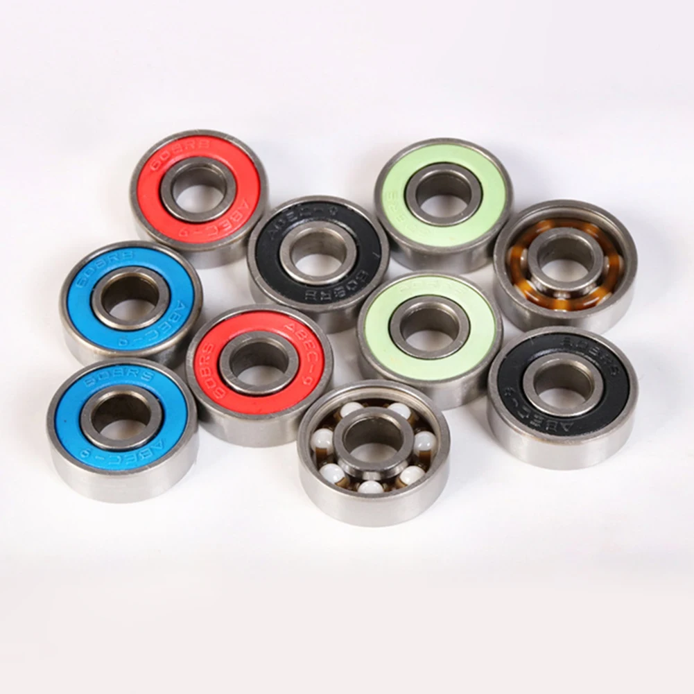 

2Pcs 608 Skateboard Scooter Wheels Spare Bearings Ball Roller Precision Shafts Bearing Steel 608RS ABEC-7 8x22x7mm