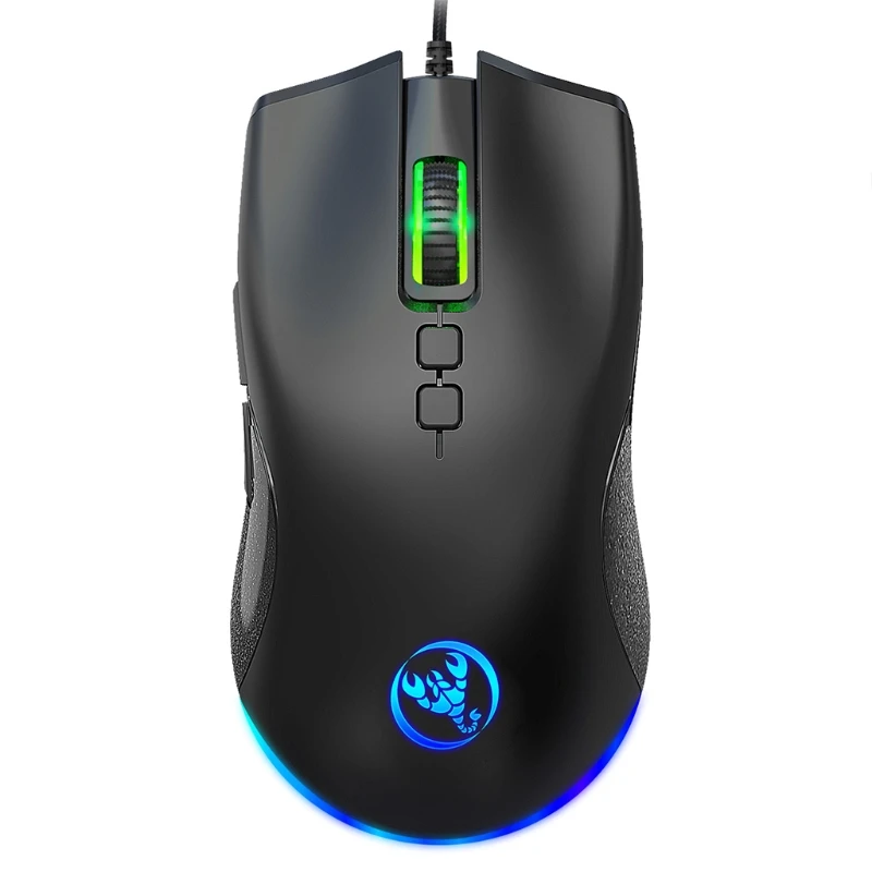 

Universal 7 Button 6400DPI Adjustable USB Wired Mouse Optical Programmable