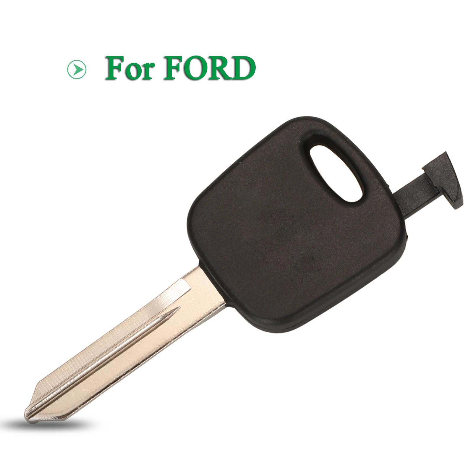

jingyuqin 10pcs For Ford Escape Kuga Maverick Focus Mondeo F150 Mustang Fob Transponder Remote Car Key Shell With Uncut Blade