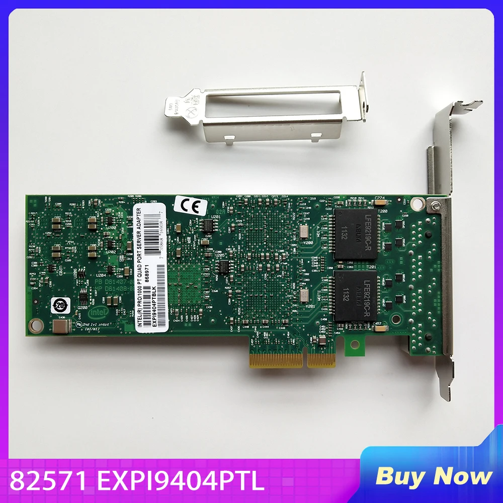 Для 4-портовой гигабитной сетевой карты INTEL at9404ptlblk 82571 at9404ptl