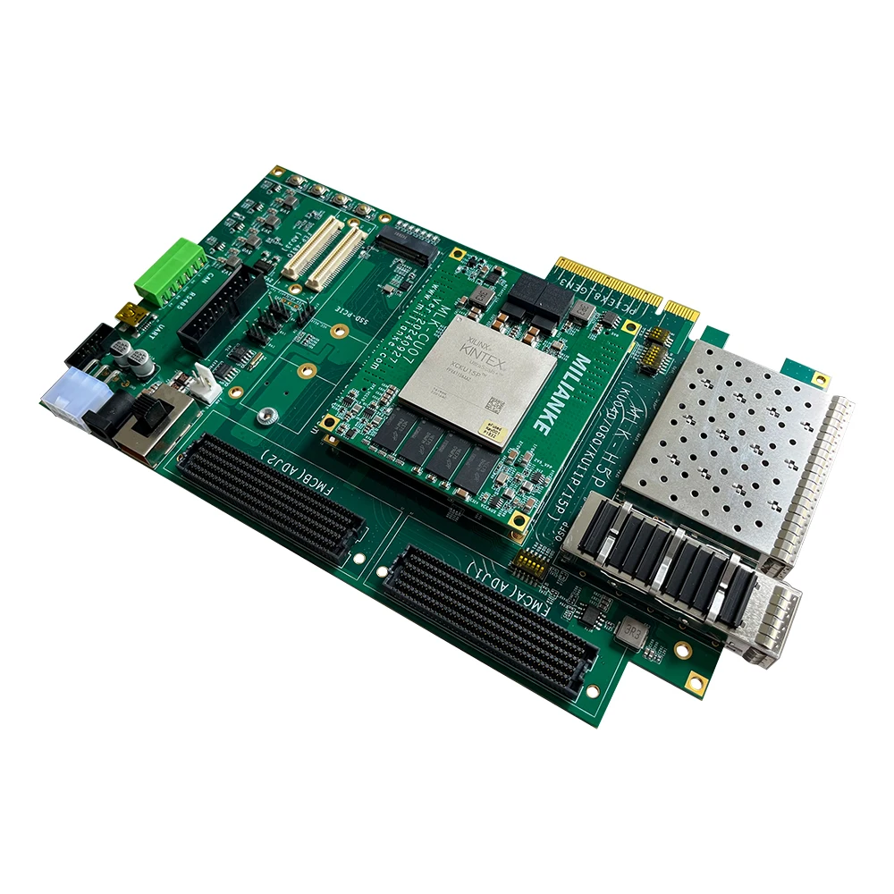 Фото Плата разработки Kintex UltraScale+ Series MLK-H5P-CU03/07-KU040/060/15P с интерфейсами SFP+ PCIe3.0*8 QSFP, 16.375 Гбит/с №2