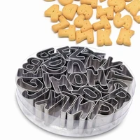 1 set cake mold number letter mold sugar craft fondant cake decorating cookies cutter paste mold birthday party baking tools