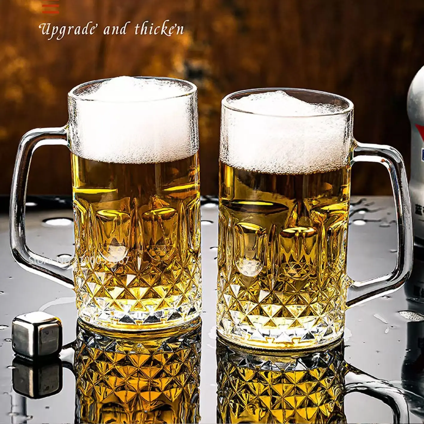 500 мл пивные кружки стеклянная чашка для бара домашнего ресторана креативные