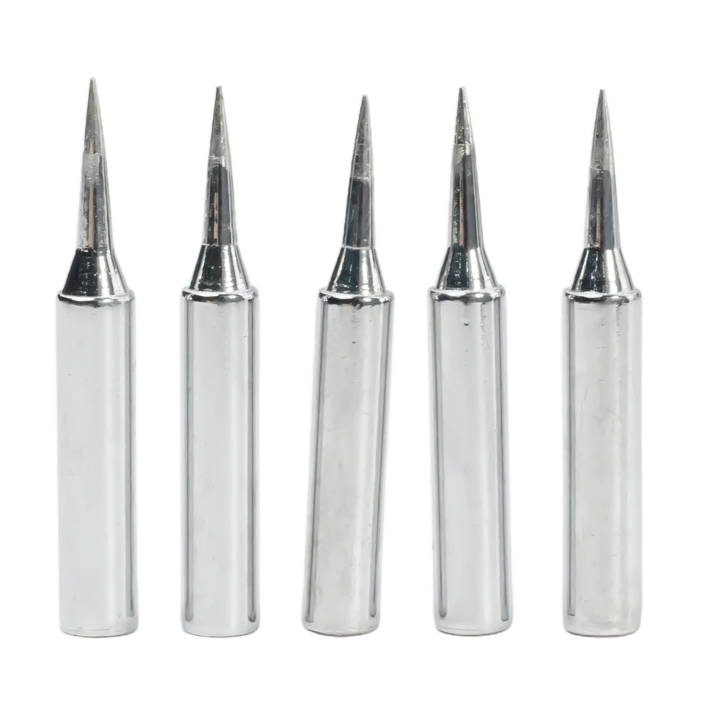 

Light Weight Small Size Soldering Iron Tip 1.65\\\" Silver Stable Performance 200~480℃ Lower Temperature Soldering