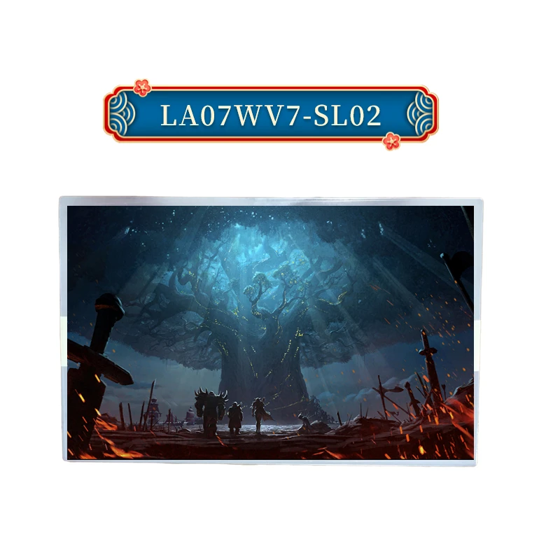 Оригинальный ЖК-экран LA07WV7-SL02 LA07WV7(SL)(02) Автомобильный DVD Промышленное контрольное
