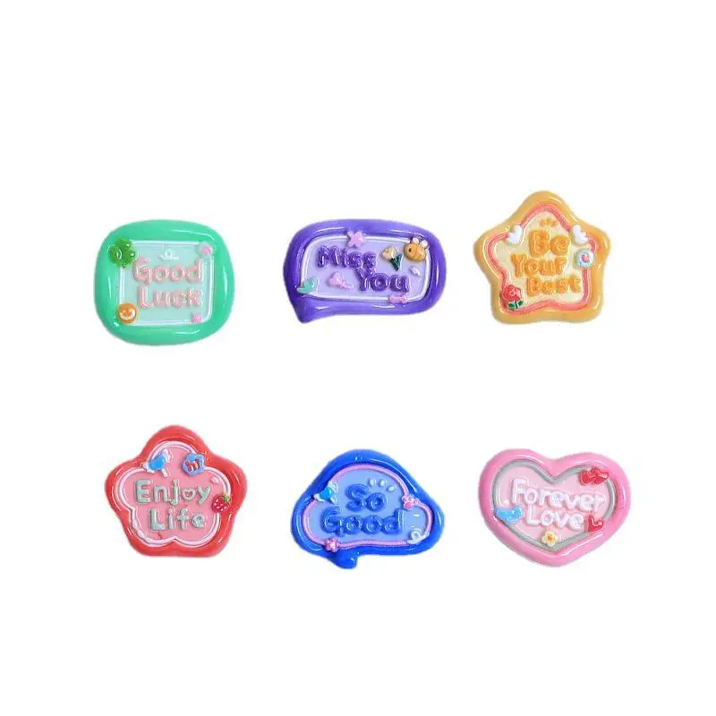 100 шт. милые пластиковые аксессуары для скрапбукинга