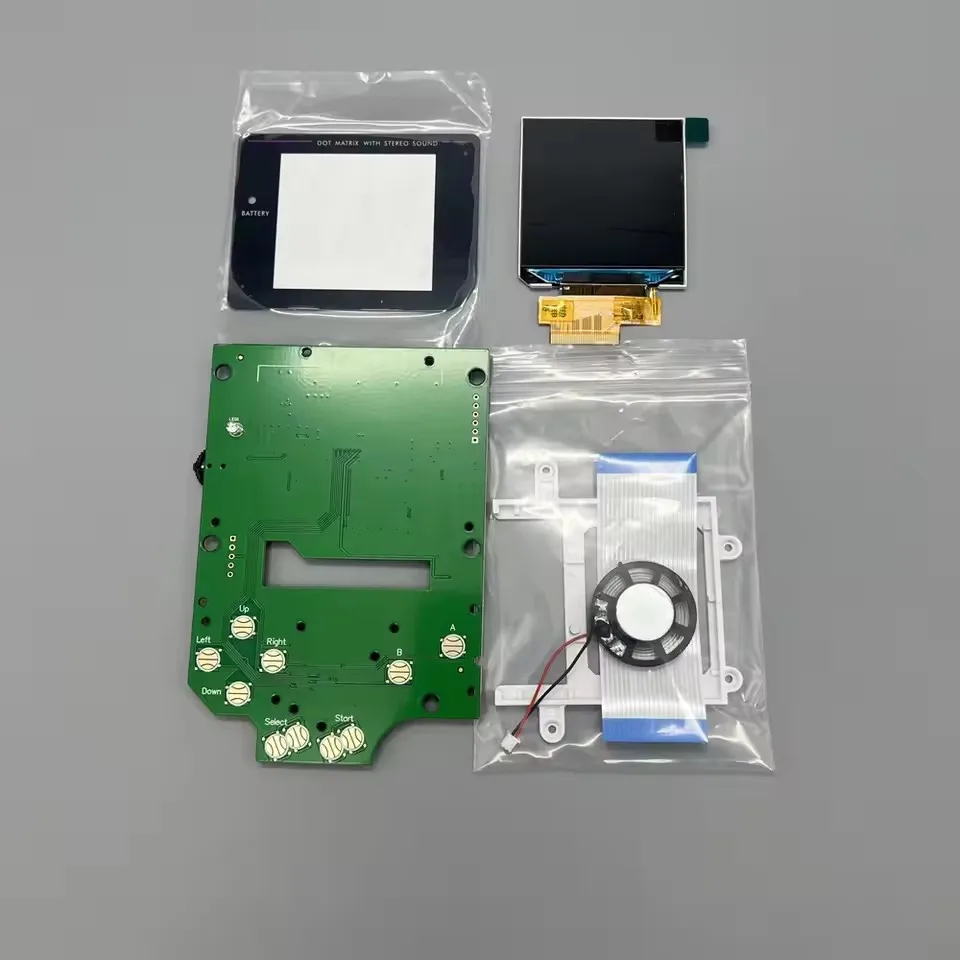 Фото Новый оригинальный ЖК-экран высокой яркости размером 2,45 дюйма для Gameboy GB DMG. Простая установка. Нет необходимости резать корпус. №4