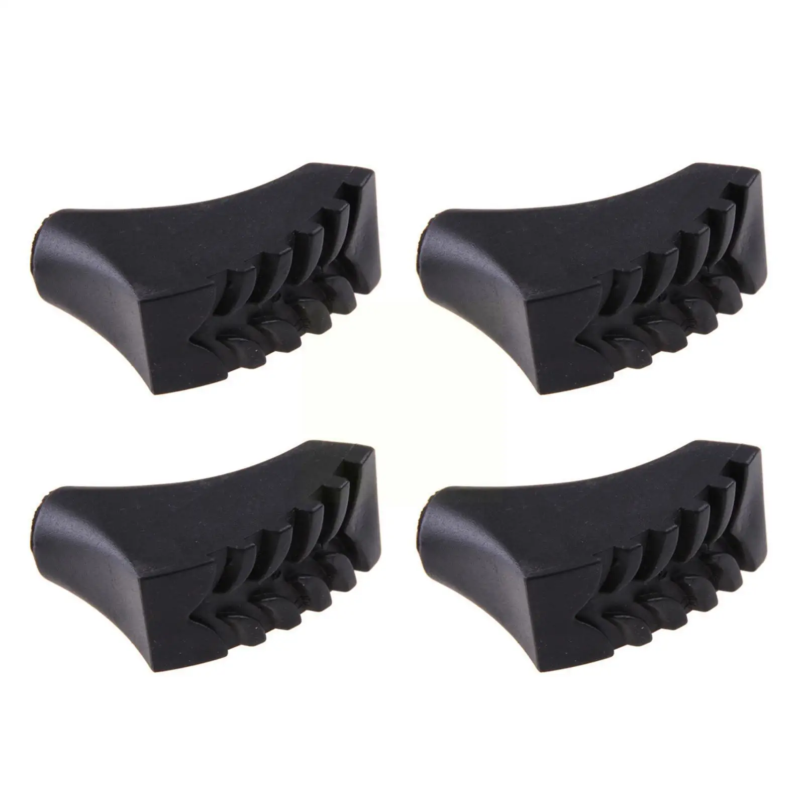 

Black Rubber Boot Tips Walking Pole Trekking Pole Tip Protectors Rubber Pads Buffer Replacement Tips End For Hiking Stick W2Q2