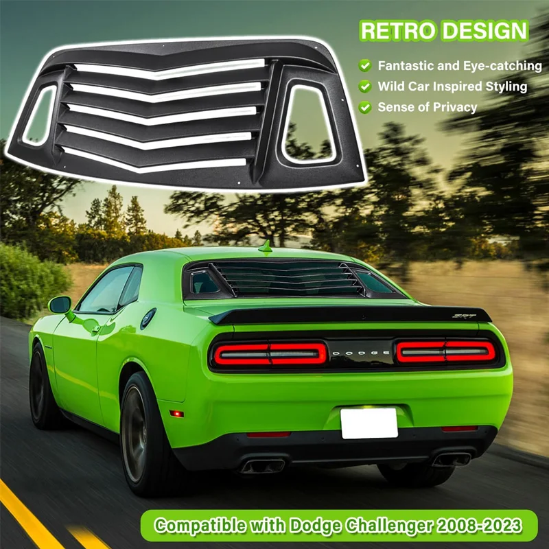 Жалюза заднего стекла подходит для Dodge Challenger 2008-2023 солнцезащитная козырек на