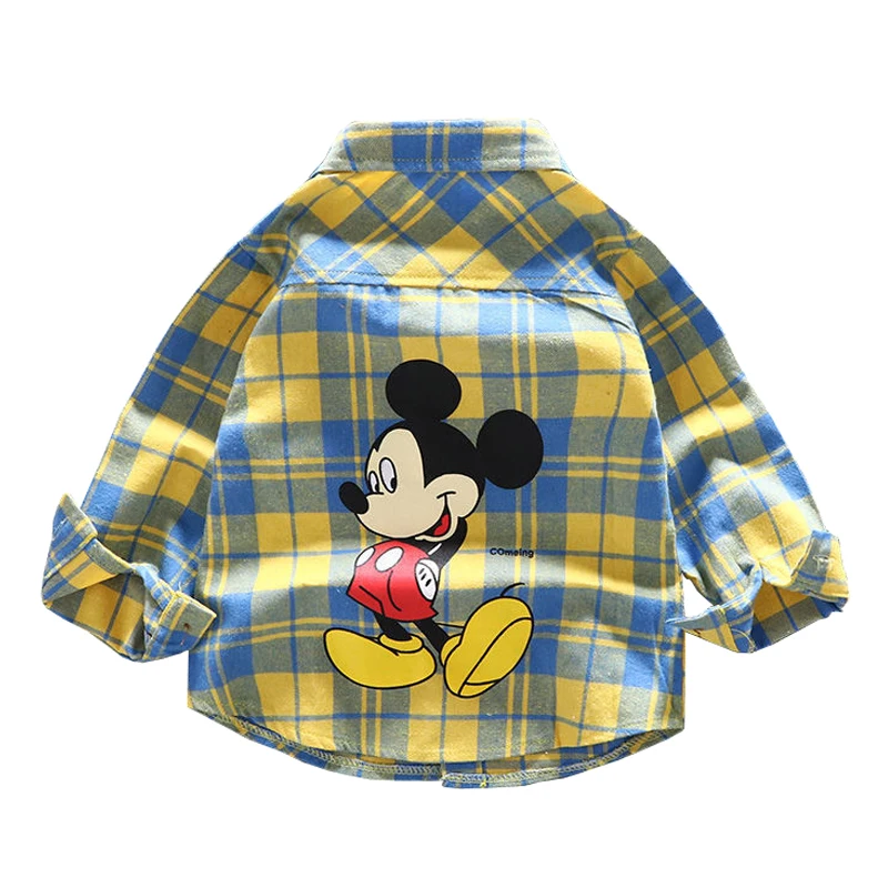 Детская рубашка весенние тонкие топы хлопковые для мальчиков и девочек детская с