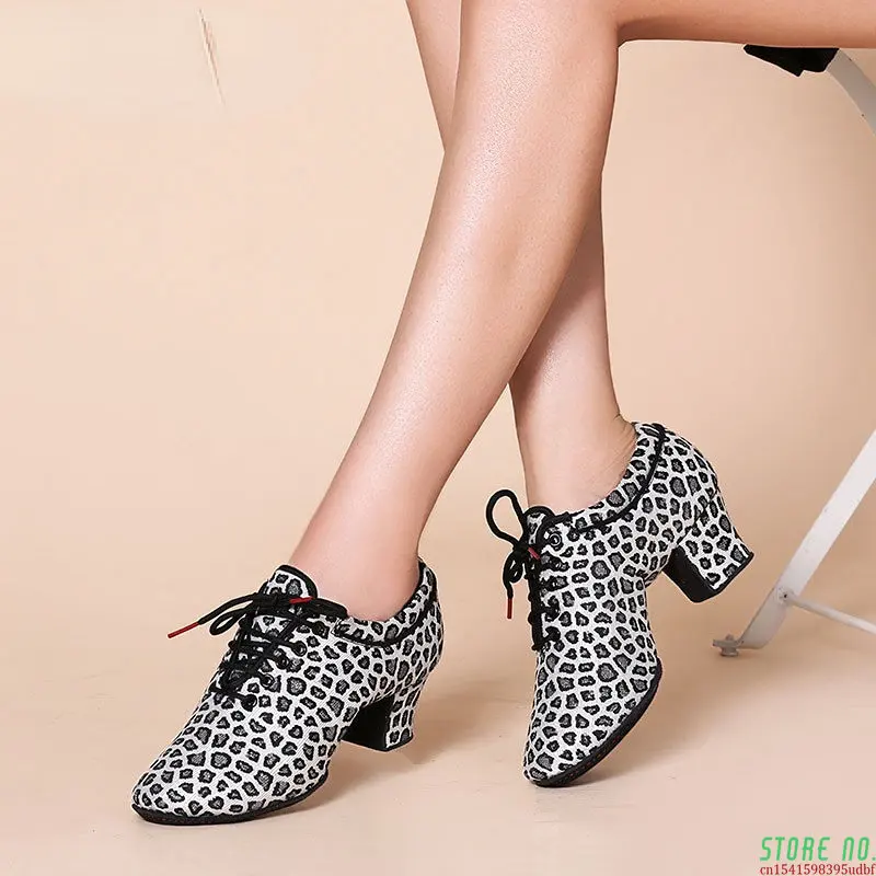 

Dance Shoes Women Shoes Jazz Tango Salsa Woman Modern Ballroom Dance Shoes Teacher Shoes 5cm Heels Dance Sneakers