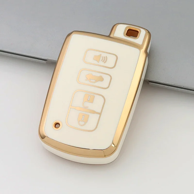 

Чехол для автомобильного ключа из ТПУ с 2 3 4 кнопками для Toyota Prius Plus Auris Avalon Verso Rav 4 Corolla 2013 Yaris Hybrid Remote Keychain