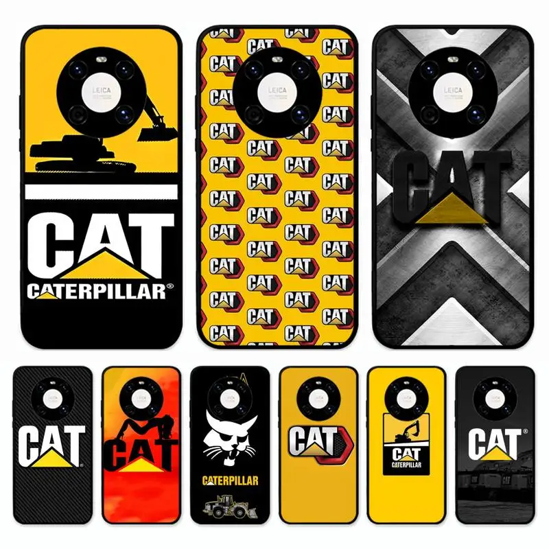 

C-Caterpillar-Cat Phone Case for Huawei Mate 20 10 9 40 30 lite pro X Nova 2 3i 7se