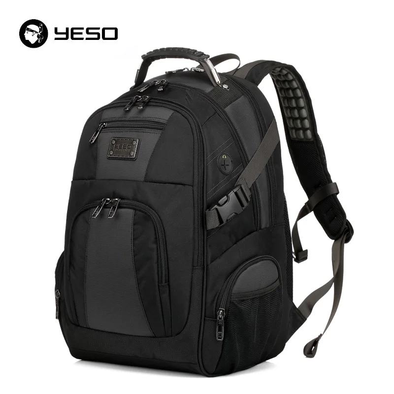 

YESO Large Capacity Laptop Backpack Men Multifunction Waterproof 15.6inch Backpack For Teenagers Business Casual Travel Backpack