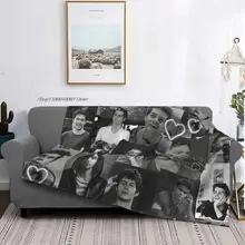 Dylan obribrien stiles cobertor ator flanela lance cobertor cama sofá decoração colcha leve (4)