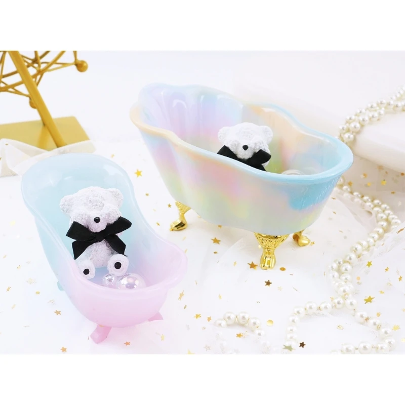 Силиконовые формы для мыльницы форма ванны подноса мыла из смолы с подставкой