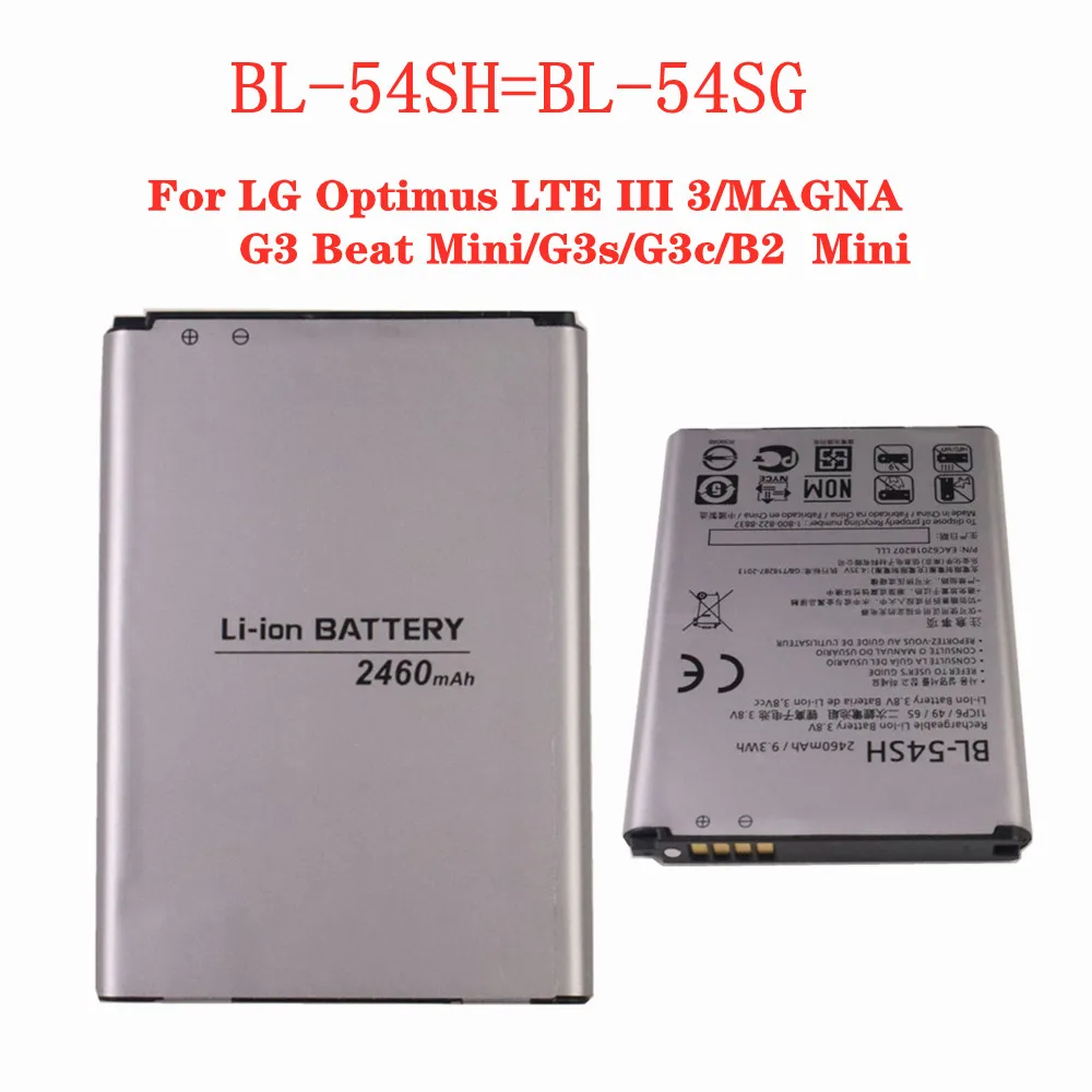 

BL54SH BL-54SH аккумулятор для телефона LG MAGNA G3s G3c F7 Optimus LTE III 3 B2 G3 Beat Mini P698 D725 D729 D415 US780 LG870