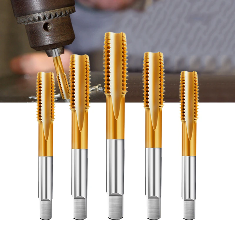 

Thread Tap Drill Bits Multifunctional High Speed Steel Bit Hole Tool Suitable for Wood Aluminum Iron Thread Tap Hand Tools EL
