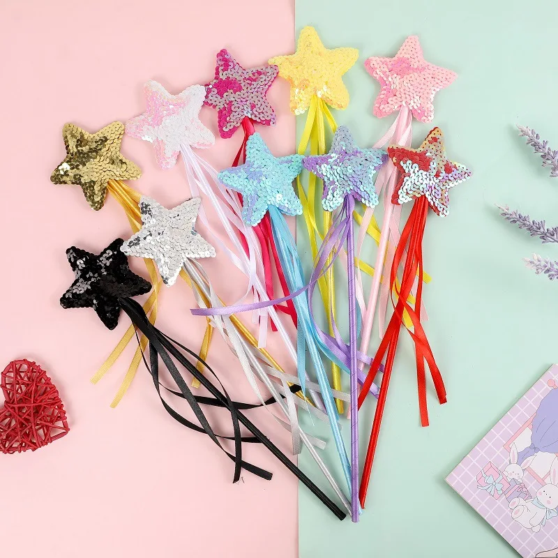 

Милая забавная палочка в виде кошки, пятиконечная звезда, Сказочная палочка, котенок, игрушка для питомца, перо, пайетки, лента, детский реквизит, товары для домашних животных