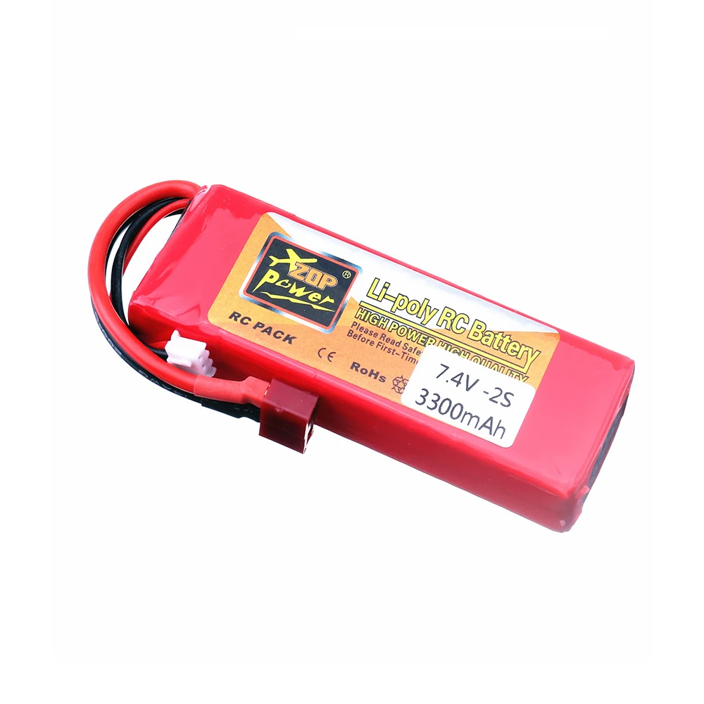 Фото Литий-полимерный аккумулятор Tplug 2S 7,4 В 3300 мАч для Wltoys 144001 124018 124019 12423 12428, комплекты аккумуляторов/зарядных устройств для радиоуправляемых вн... №4