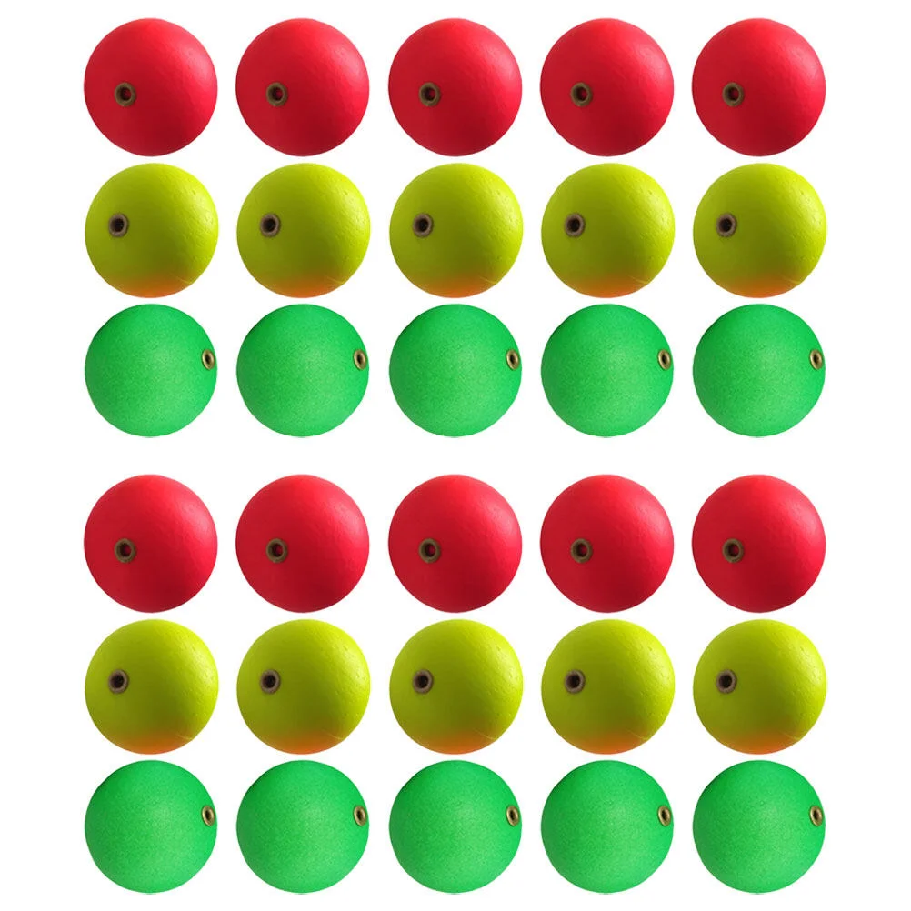 

30 Pcs Fishing Float Crappie Bobbers Equipment Tupplies Stoppers Line Foam Foams Tool