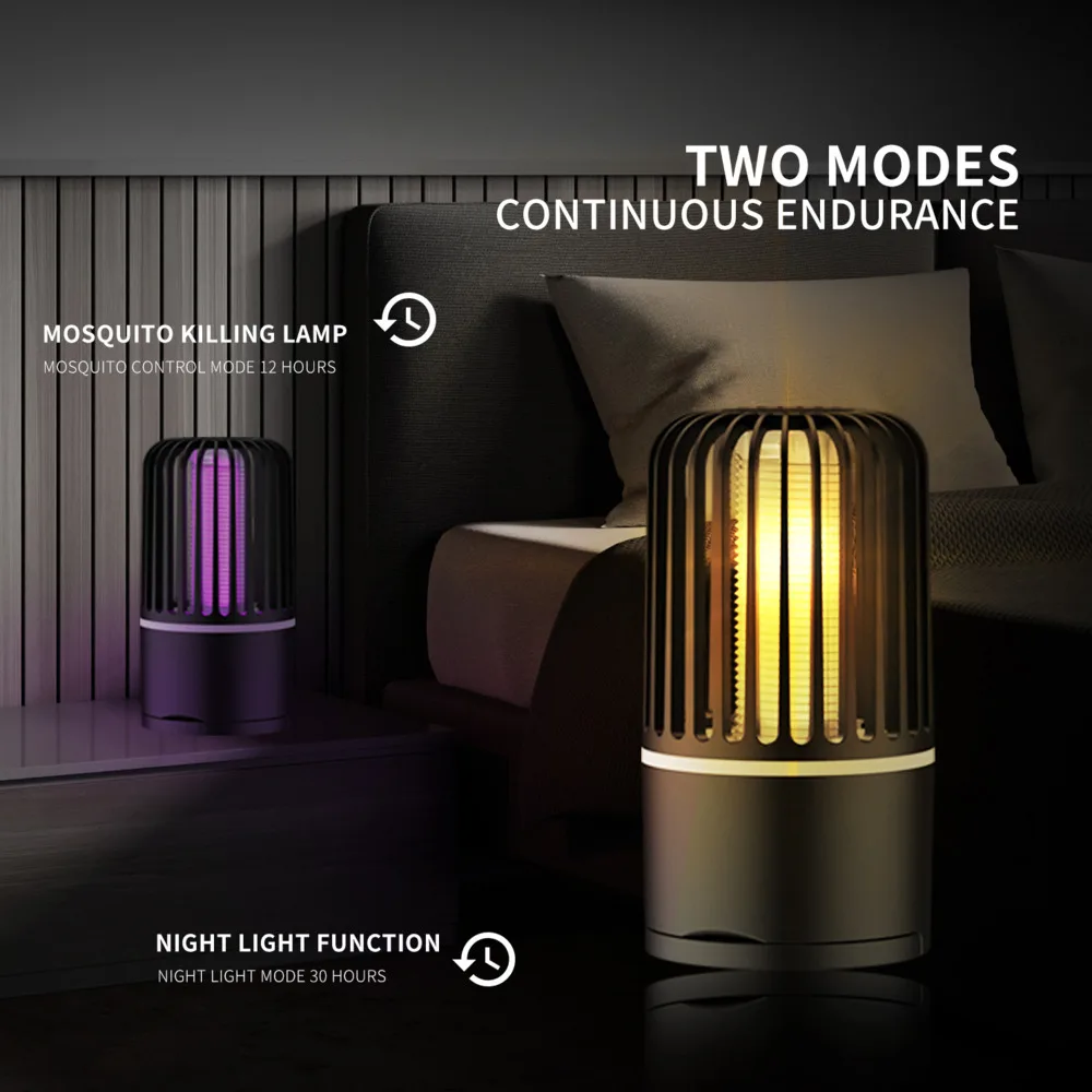 USB-лампа для уничтожения комаров с электрошоком уличная лампа домашняя и