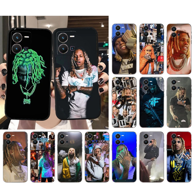 

lil durk Phone Case for VIVO Y53S Y33S Y22S Y11S Y31 Y21 Y70 Y20 Y21S Y72 Y35 Y51 Y01 V23E V21 V23 V21E Funda