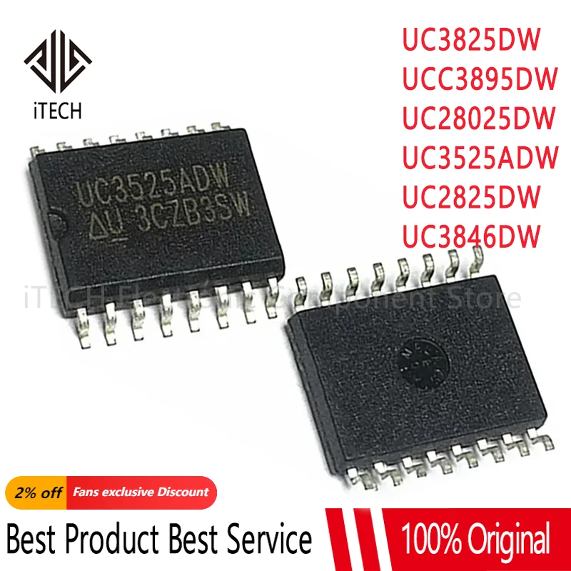 5 шт./партия UC3846DW SOP-20 UC3846 UC2825DW UC3525ADW UC3525DW UC28025DW UCC3895DW UC2825 UC3525 UC28025 UCC3895 UC3825DW UC3825