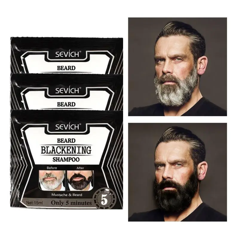 Natural Long Lasting Semi-Permanent Beard Dye Shampoo For Me