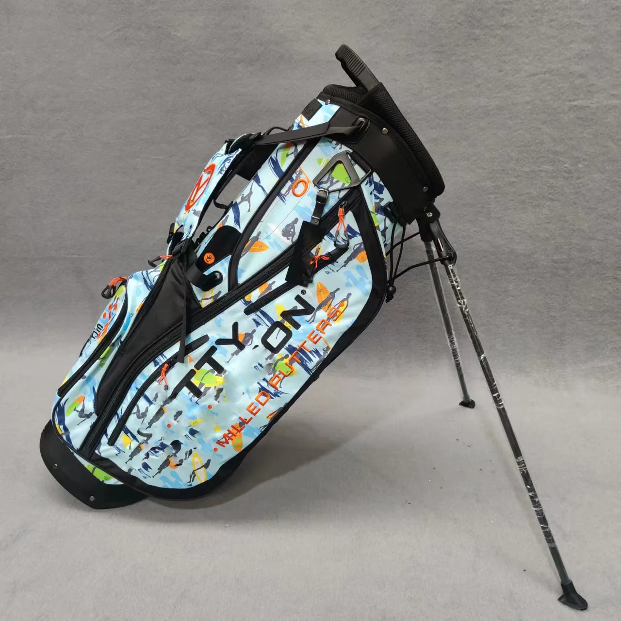 

Surfing Design Golf Bag Blue Green Golf Clubs Bracket Bag Light Sport Package
