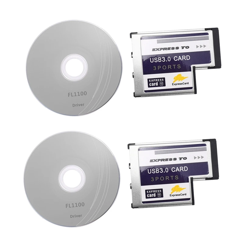 

2x3 порта USB 3,0 экспресс-карта 54 мм PCMCIA Экспресс-карта для ноутбука Новинка