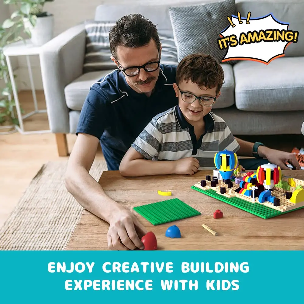 Строительные блоки с воздушным шаром 784 деталей