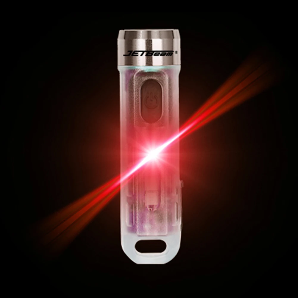 

Flashlight UV LED Type-C Rechargeable Waterproof Mini Keychain Light Keyring Lamp Pocket Torch for Outdoor Use