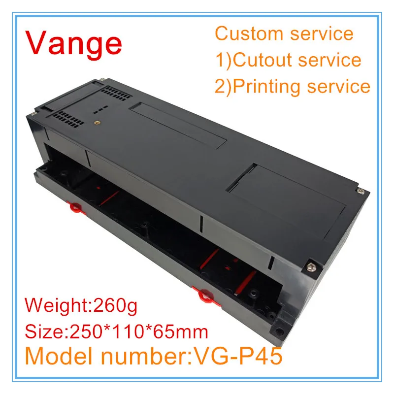 

Корпус управления ПЛК Vange 250*110*65 мм, проекционная коробка из АБС-пластика «сделай сам»