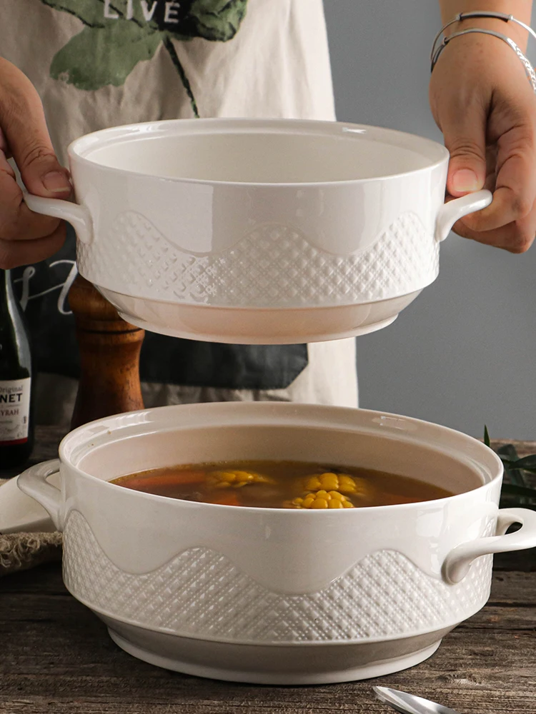 

Сахарная чаша для воды Птичье гнездо десерт Европейский корт Ретро Пномпень бинауральная керамическая кастрюля для тушения с крышкой Чаша ...