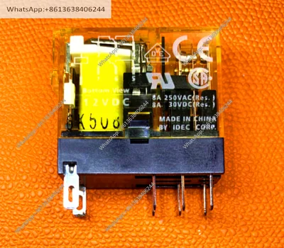 Фото 2 шт. IDEC RJ2S-CL-D12 Реле RJ1S-CL-D12 Ультратонкое RJ25-CL- DC12V №1