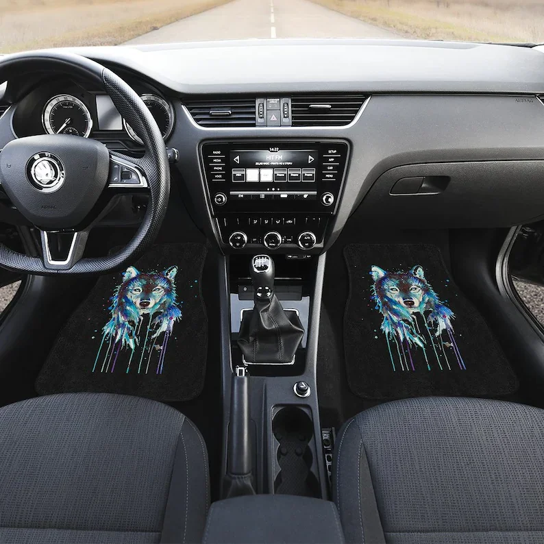

Wolf Car Mats / Wolves Car Mats / Wolf Front Car Mats / Wolf Car Accessories
