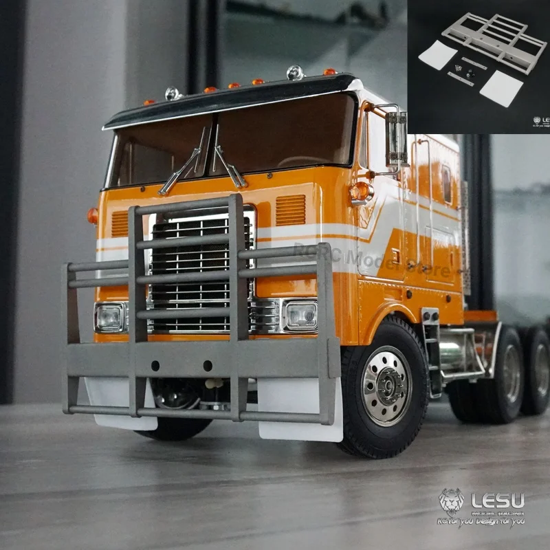 RC 1/14 LESU передний бампер для предотвращения столкновений GW-K013 Tamiya тягач King Hauler Globe